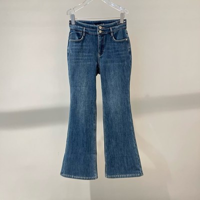 商场同款2025秋冬新款简约牛仔裤时尚休闲直筒长裤女AR324025-889