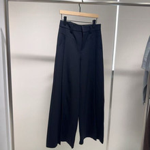 商场同款2025秋季新时尚高腰黑色阔腿休闲裤直筒裤女AR303013-889