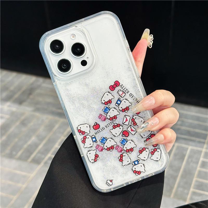 可爱流沙kitty猫苹果手机壳防摔