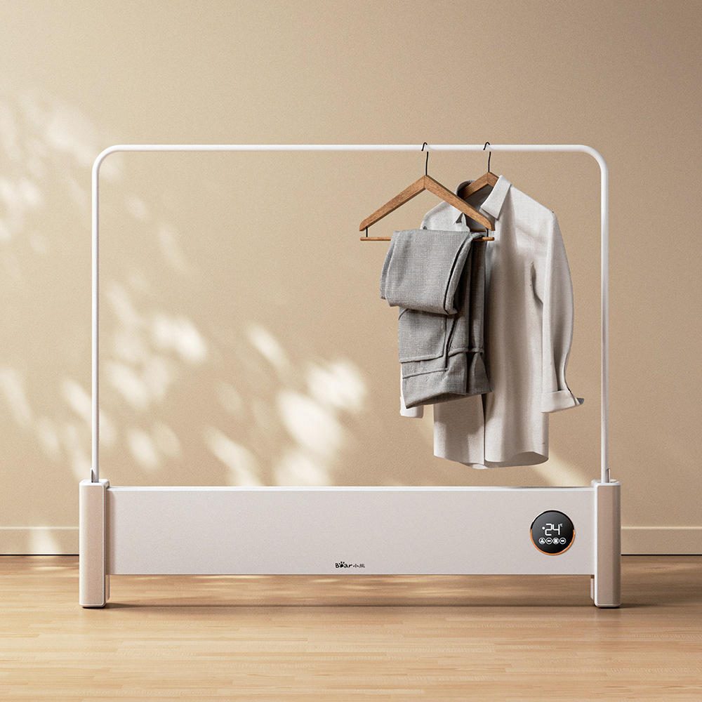 小熊(Bear) 踢脚线取暖器家用电暖器智能恒温遥控DNQ-P22E5晾衣架
