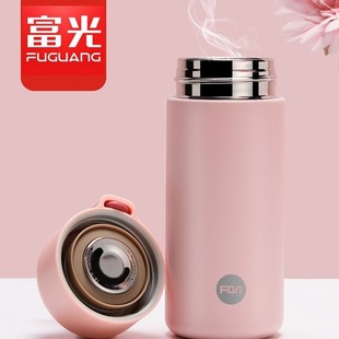 富光保温杯女学生便携304不锈钢男士 简约大容量高颜值泡茶水杯子