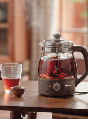 Bear/小熊ZCQ-A10X1煮茶器黑茶煮茶壶养生壶家用蒸汽花茶喷淋式