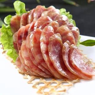 新货纯肉土香肠 腊味干货 浙江台州临海传统土特产农家黑猪肉灌肠