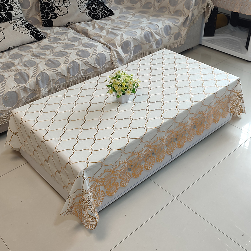 田园风加厚大尺寸塑料防水桌布