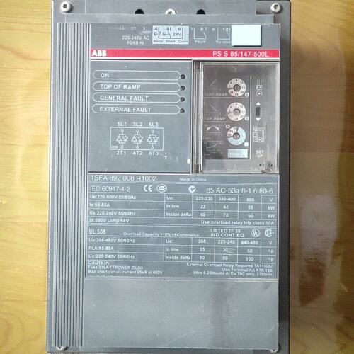 议价B软启动器PSS85/147-500LPSS50/85-500LPSS105/181-500L
