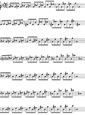 爵士萨克斯每日两小时练习萨克斯乐谱曲谱PDF