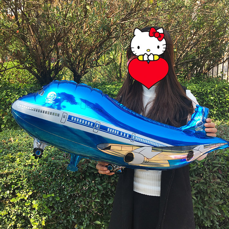 飞机战斗儿童小孩玩具铝膜气球