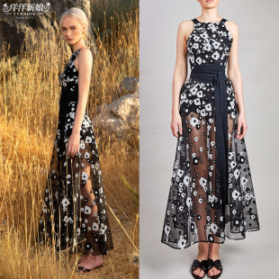 敬酒服2023新款 名媛酒会聚会生日宴显瘦成人礼毕业舞会吊带长礼服