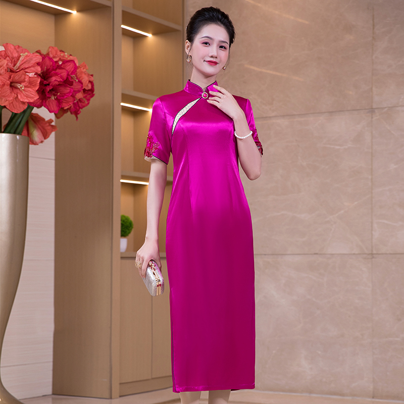 多丽琦复古风婚礼宴会礼服裙