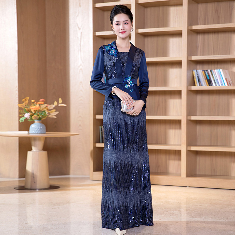 多丽琦中式礼服高端轻奢小众晚装party小礼服冬季年会主持人礼服,女装/女士精品,礼服/晚装,淘宝优惠券,粉丝福利购,淘宝优惠卷