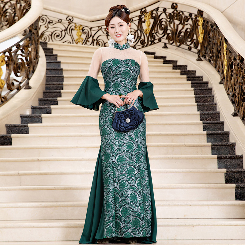 多麗琦優雅風旗袍裙長裙