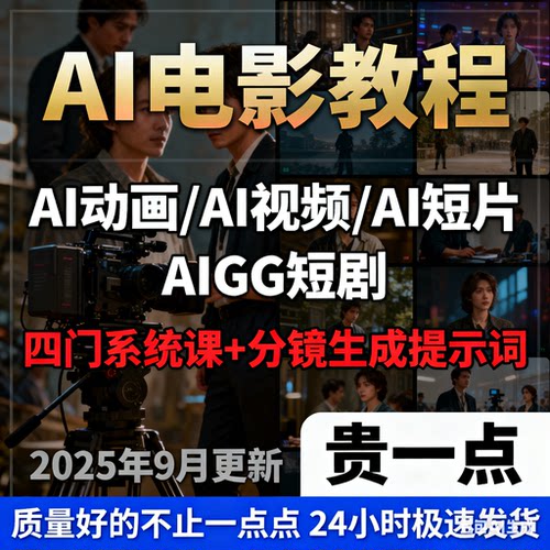 2025Al电影制作AIGC导演短片视频宣传片文旅动画微电影即梦可灵