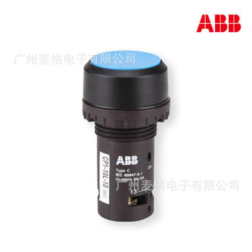 ABB CP1系列平头复位型按钮(不带灯型)绿色 CP1-10G-10紧凑经济型
