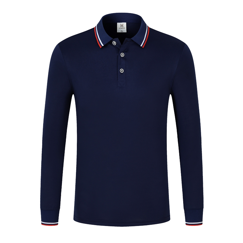 工作服定制polo衫T恤长袖印字logo刺绣企业文化衫团体服工衣男女