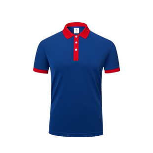 夏季冰丝t恤工作服定制印logo字刺绣企业文化polo衫订做工衣服
