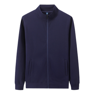 立领卫衣定制秋冬工作服装企业团体工衣长袖学生班服外套印字logo