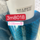8018PT透明蓝膜双面胶带PET基材 抗溶剂 抗UV 50M长 0.06MM厚