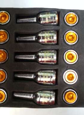 汽车改装轮毂螺丝大众全系防盗轮胎螺丝杆M14x1.5彩色轮毂螺丝杆