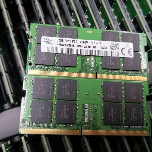 SK/海力士 HMAA4GS6MJR8N-VK 32G DDR4 2666Mhz SODIMM笔记本内存