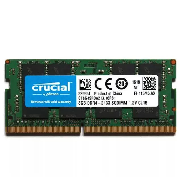 镁光8GB 2RX8 PC4-2133P笔记本内存MTA16ATF1G64HZ-2G1A2 8G 2133