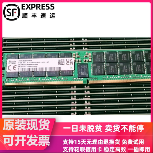 SK海力士 64G 2RX4 PC5-4800B-R DDR5服务器内存HMCG94AEBRA102N