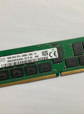 SK海力士16G 2RX4 DDR4 2666 REG ECC服务器内存HMA42GR7BJR4N-VK