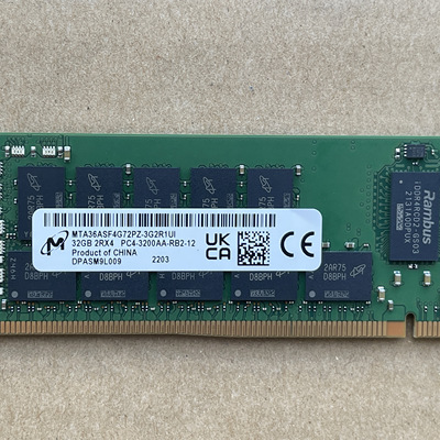 MT/镁光 32G 2rx4 3200 RECC MTA36ASF4G72PZ-3G2E7服务器内存