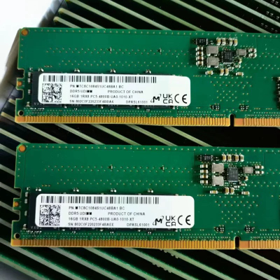 MT/镁光16G 1RX8 PC5 4800 DDR5 台式机内存 MTC8C1084S1UC48BA1
