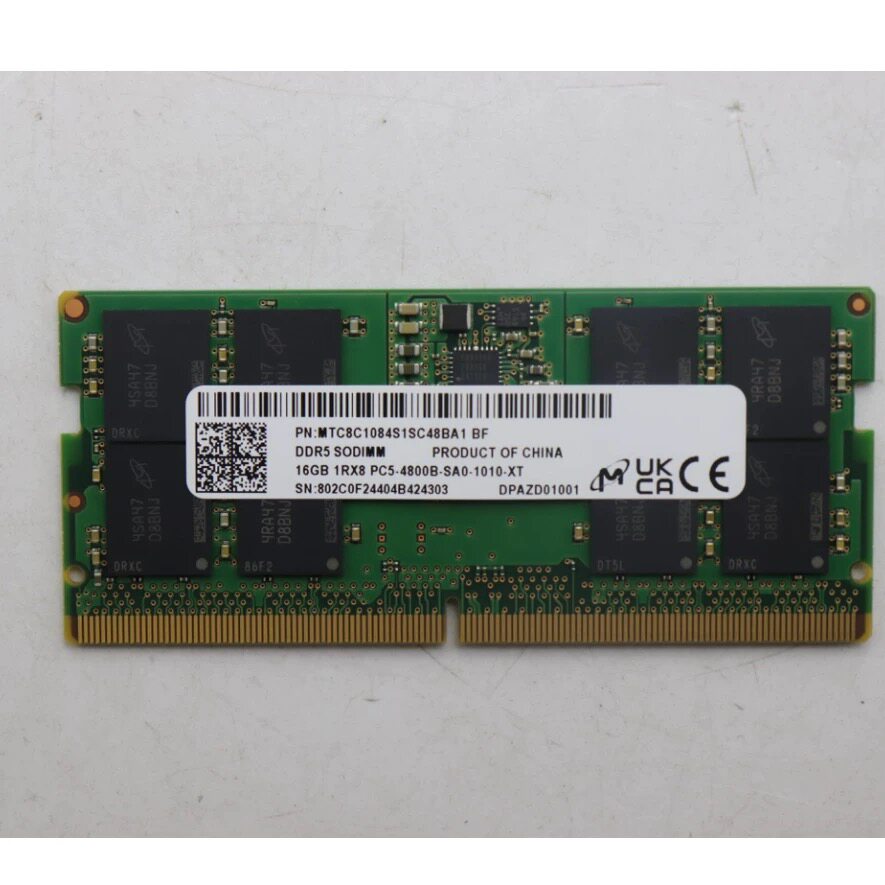 MT 镁光16G 1RX8 PC5-4800B DDR5笔记本内存MTC8C1084S1SC48BA1