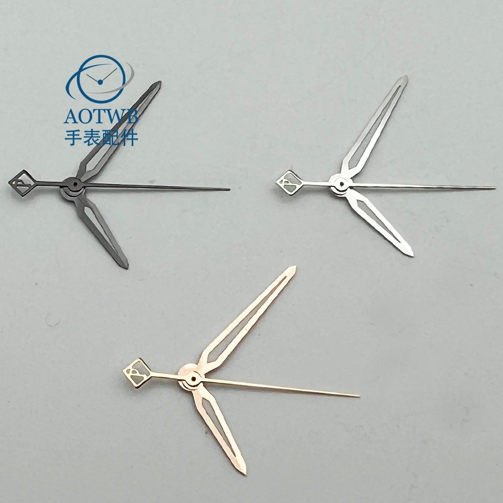 金/枪银色手表指针适合nh35 nh36 eta 2824 2836 pt5000自动机芯