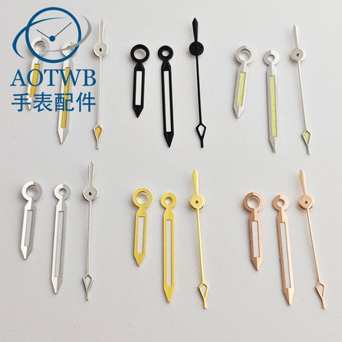 NH35黑色银色玫瑰金金色表针