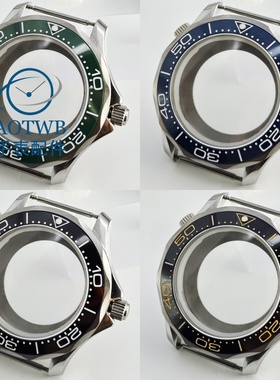 41mm改装不锈钢钢色表壳适合NH35机芯手表维修工具配件