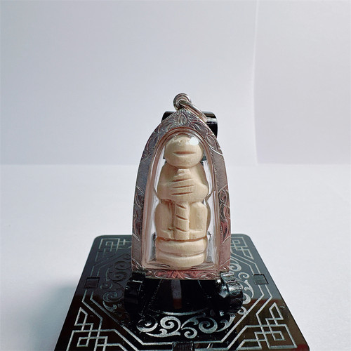 南传佛缘 龙婆富  急速灵猴 泰国特色 纯银壳