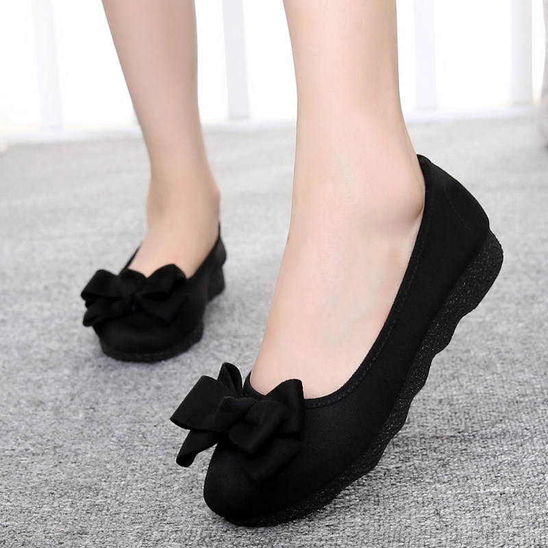 老北京布鞋女鞋妈妈鞋防滑软底豆豆女单鞋浅口黑色工作鞋休闲鞋女,女鞋,传统布鞋,淘宝优惠券,粉丝福利购,淘宝优惠卷