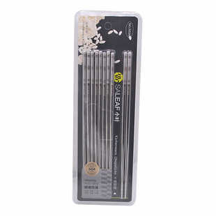 5双装小叶 不锈钢筷子 无磁合金筷 防滑套装铁筷子 家用餐具