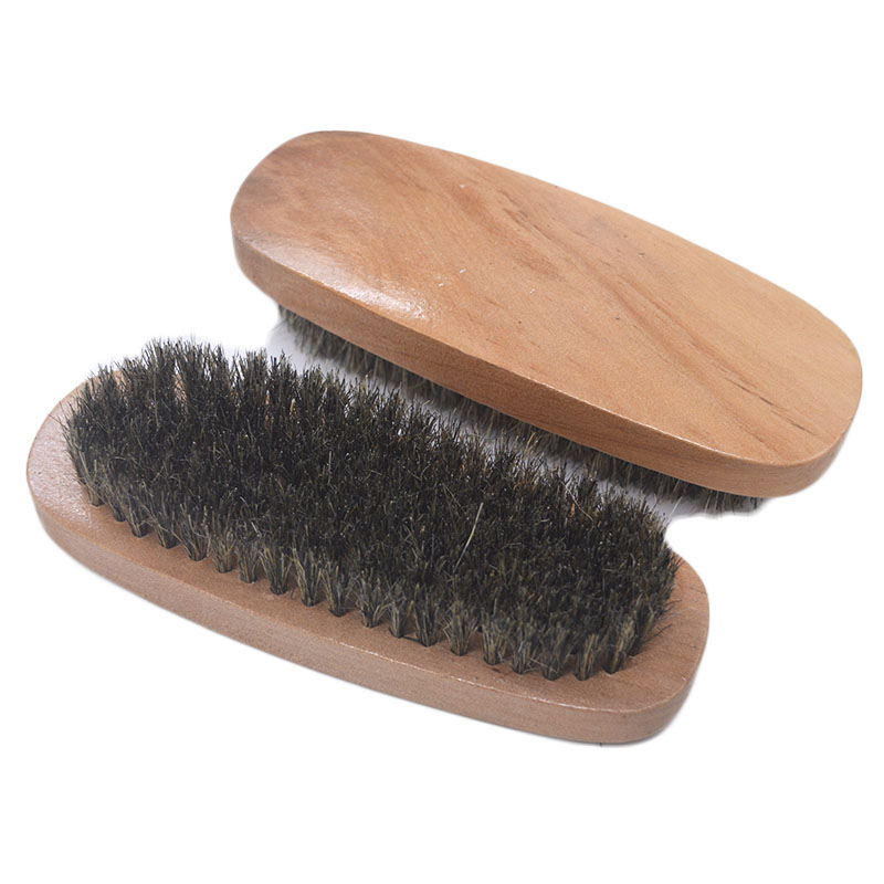 本色猪毛皮鞋刷软毛猪鬃