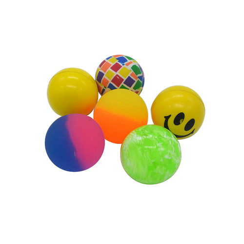 弹弹球 蹦蹦球跳跳球 橡胶球水晶球 摔不破弹力球 儿童玩具球