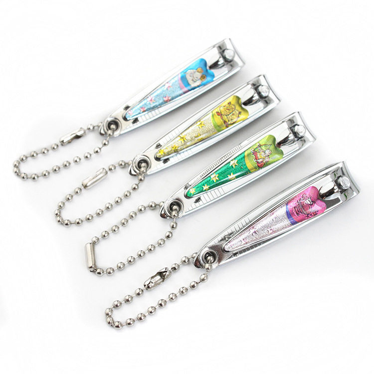 QIANGREN 브랜드 602E 손톱깎이 전기도금 손톱가위 접착 손톱깎이 JINDA