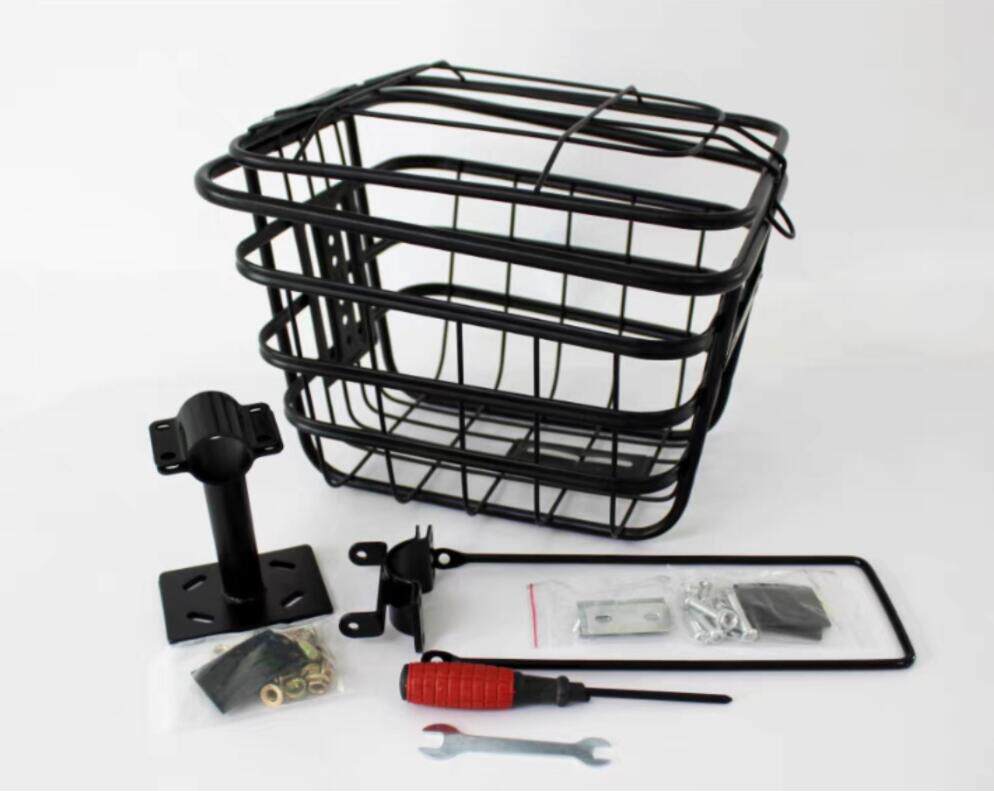 前后置坐椅车筐车篮子适用阿尔郎10寸电动滑板g车改装零配件