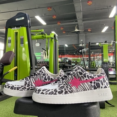 STARWALK白豹纹鞋粉星流星鞋滑板鞋渡口Capper同款休闲潮流板鞋