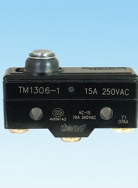 天得微动开关TM1306-1/TM-1306-1原装台湾天得防水微动开关