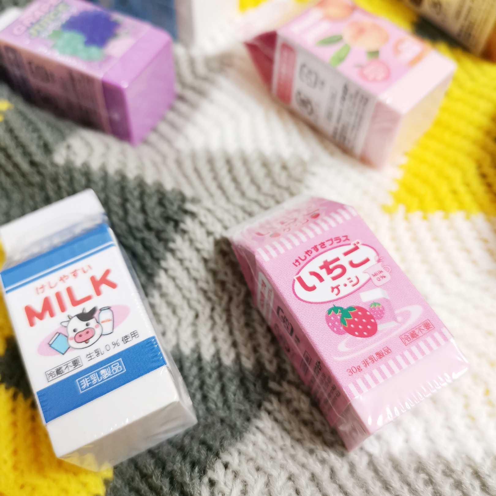 紫色控粉色控sakamoto創意文具香味橡皮牛奶盒造型橡皮在類目 電子詞典/電紙書/文化用品, 日常學習用品, 橡皮中 - 來自Buy2taobao.com提供專業的淘寶代購服務