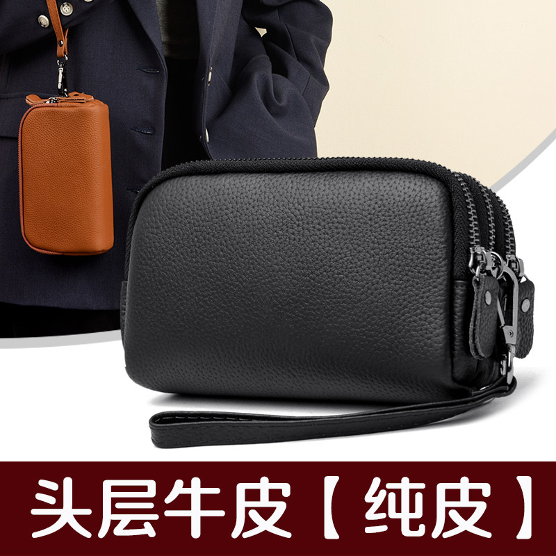 头层牛皮女士手包2026新款真皮手拿包可放手机时尚百搭高端手抓包