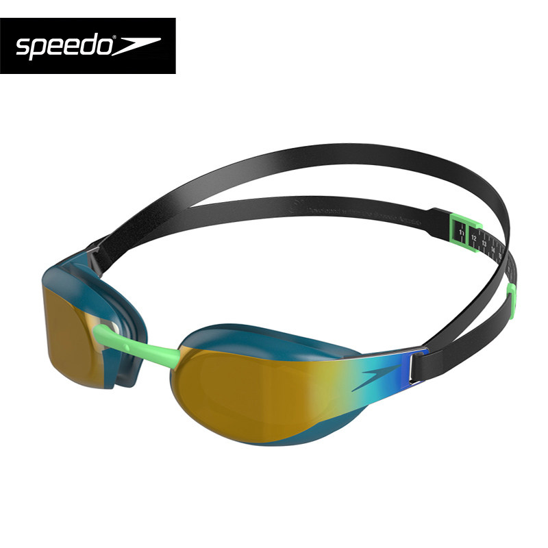 speedo速比涛鲨鱼皮泳镜fastskin elite男女专业镀膜竞赛游泳眼镜