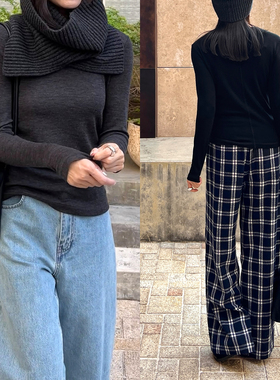 (2色)Plain Sight 全羊毛合体圆领基础T恤