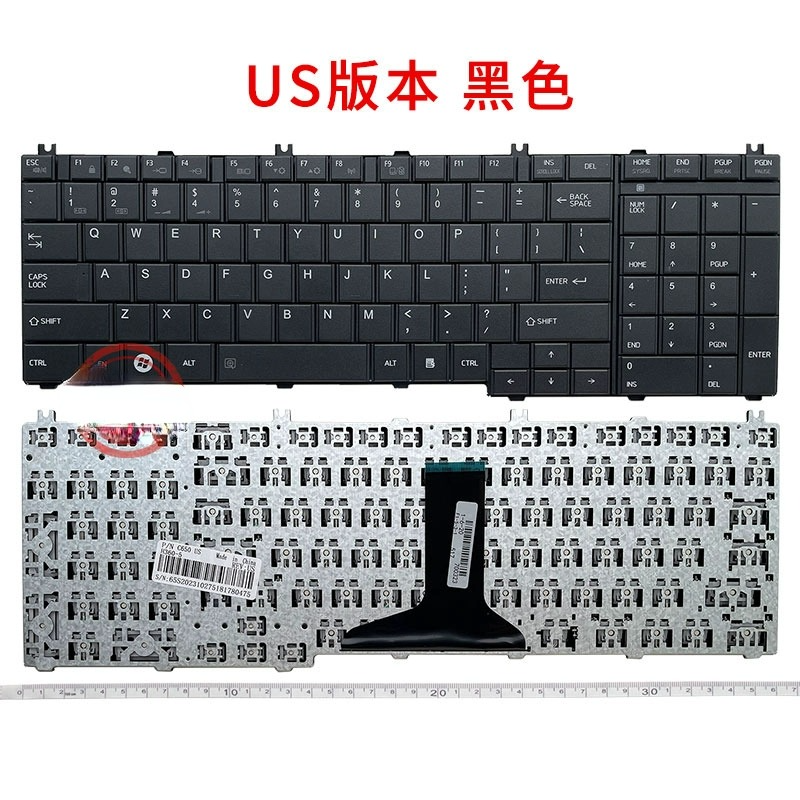 全新 东芝 L750 L750D L755D L760 L770D L775 键盘 黑白色