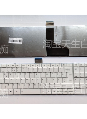 全新TOSHIBA C850 C855 C855D L850 TR 白色 土耳其 键盘