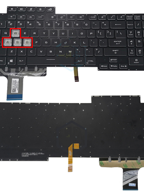 全新ASUS华硕ROG魔霸5R Plus G17 G713 G733/QY/QM枪神6/5键盘Q Q