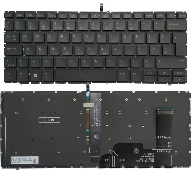 全新惠普HP EliteBook 835 13 845 14 inch G9 HSN-I49C-3 -4键盘