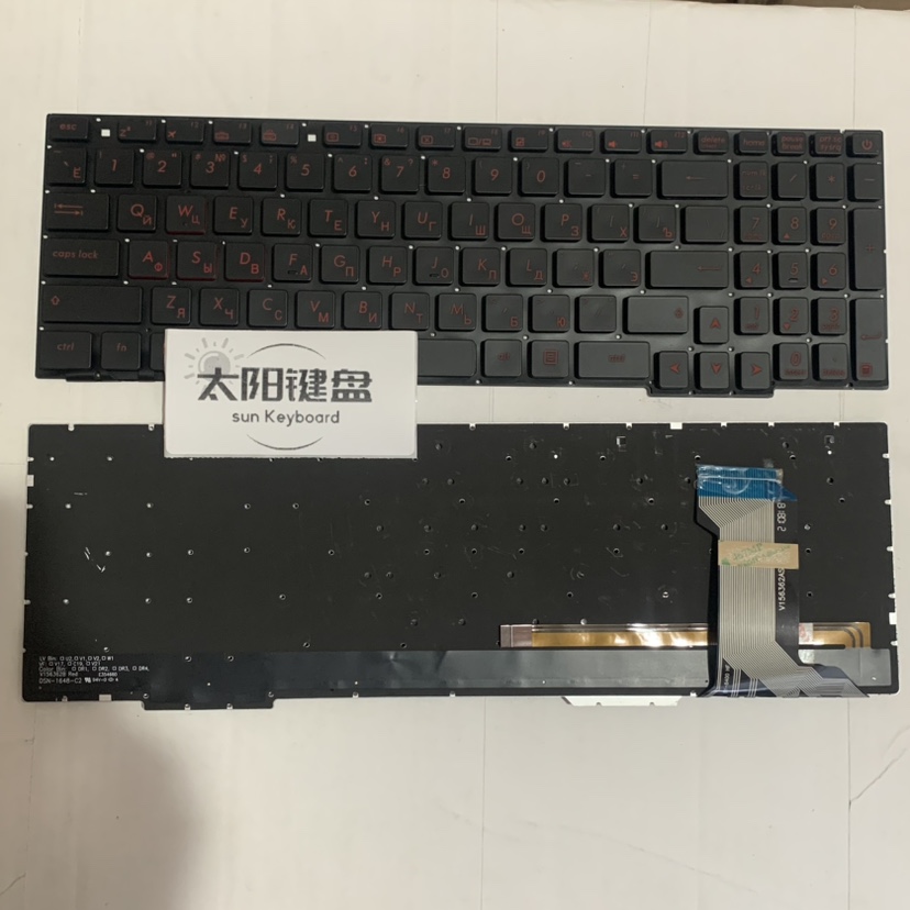 全新RU 华硕ZX53V FZ53V ZX553 FX53 FX753 ZX73 GL553 FX553VD键